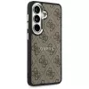 Guess 4G Embossed Ring MagSafe Case para Samsung Galaxy S26+ (marrón)