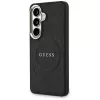 Guess Saffiano Peony Embossed Ring MagSafe Case para Samsung Galaxy S26 negro