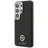 Guess Rhinestone Round Logo MagSafe Case para Samsung Galaxy S26 Ultra, negro