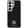 Guess Rhinestone Round Logo MagSafe Case para Samsung Galaxy S26 Ultra, negro