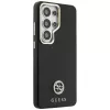 Guess Rhinestone Round Logo MagSafe Case para Samsung Galaxy S26 Ultra, negro