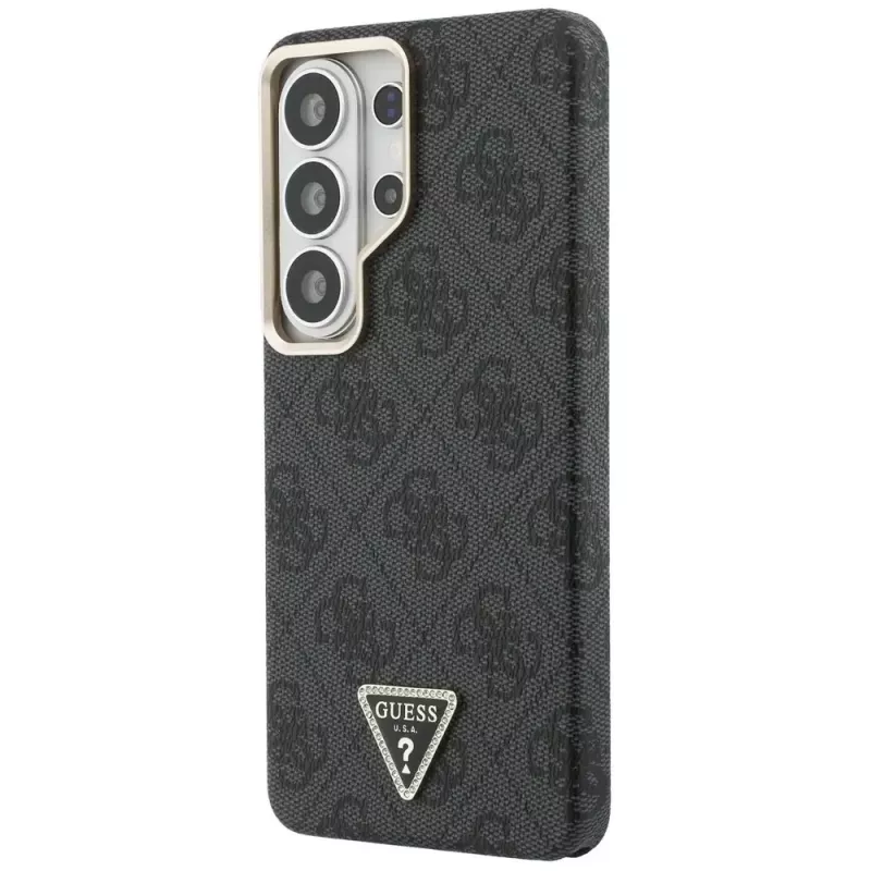 Guess 4G Triangle Logo MagSafe Case para Samsung Galaxy S26 Ultra (negro)