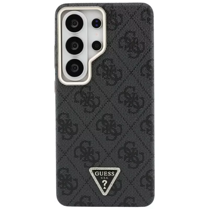 Guess 4G Triangle Logo MagSafe Case para Samsung Galaxy S26 Ultra (negro)