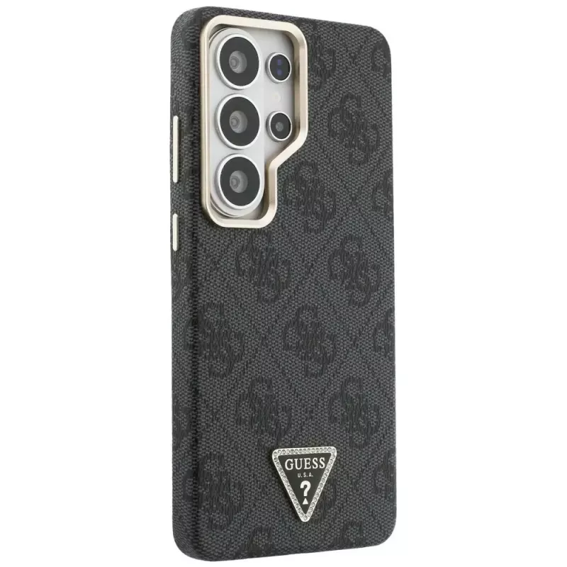 Guess 4G Triangle Logo MagSafe Case para Samsung Galaxy S26 Ultra (negro)
