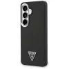 Guess Fixed Glitter Triangle MagSafe Case para Samsung Galaxy S26, negro