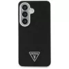 Guess Fixed Glitter Triangle MagSafe Case para Samsung Galaxy S26, negro