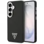 Guess Fixed Glitter Triangle MagSafe Case para Samsung Galaxy S26+ negro