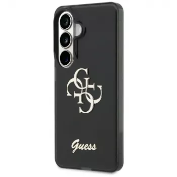 Guess IML Big Metal 4G Script Case para Samsung Galaxy S26 (negro)