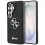 Guess IML Big Metal 4G Script Case para Samsung Galaxy S26 Ultra (negro)
