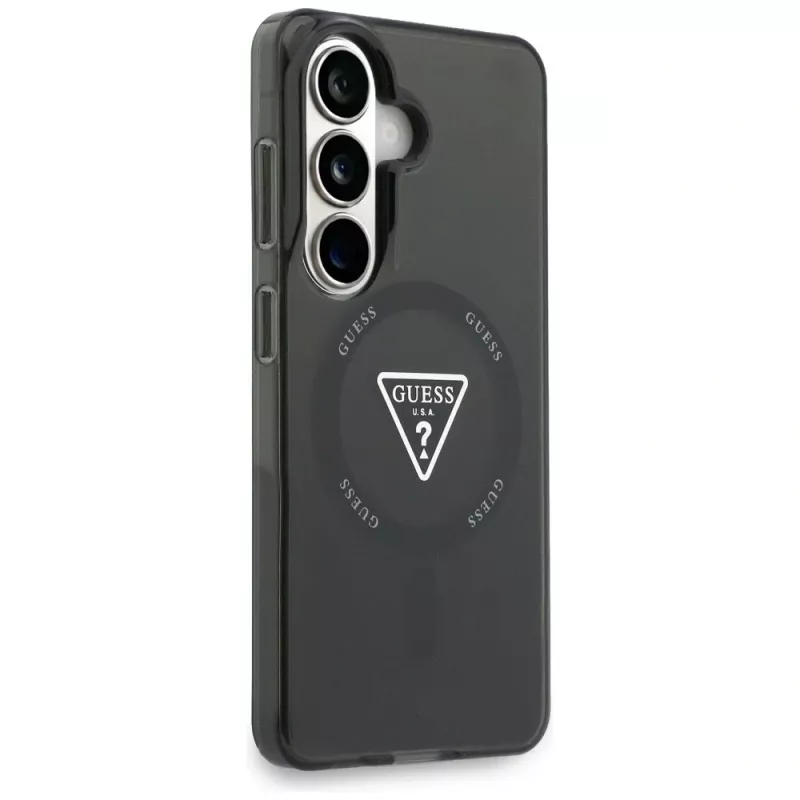 Guess IML Gradient Triangle MagSafe Case para Samsung Galaxy S26 - negro
