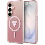 Guess IML Gradient Triangle MagSafe Case para Samsung Galaxy S26 (rosa)