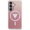 Guess IML Gradient Triangle MagSafe Case para Samsung Galaxy S26 (rosa)