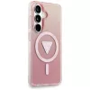 Guess IML Gradient Triangle MagSafe Case para Samsung Galaxy S26 (rosa)