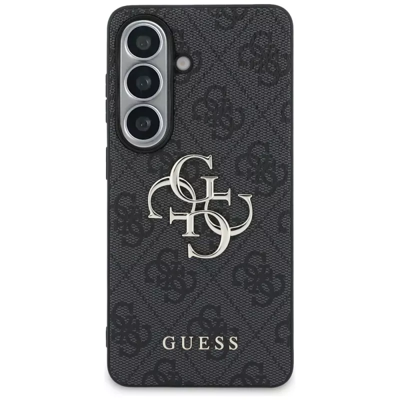 Guess 4G Big Metal Logo Case para Samsung Galaxy S26 - negro