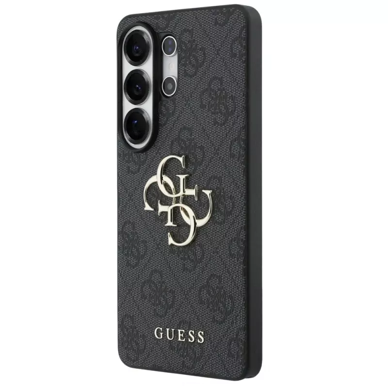 Guess 4G Big Metal Logo Case para Samsung Galaxy S26 Ultra, negro