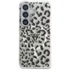 Guess IML Leopard Print Triangle MagSafe Case para Samsung Galaxy S26, negro