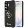 Guess Fixed Glitter Big 4G Metal Logo Case para Samsung Galaxy S26 Ultra (negro)
