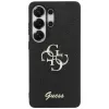 Guess Fixed Glitter Big 4G Metal Logo Case para Samsung Galaxy S26 Ultra (negro)