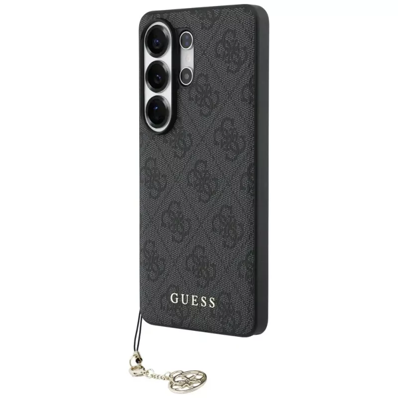 Guess 4G Classic Logo Charm MagSafe Case para Samsung Galaxy S26 Ultra (negro)