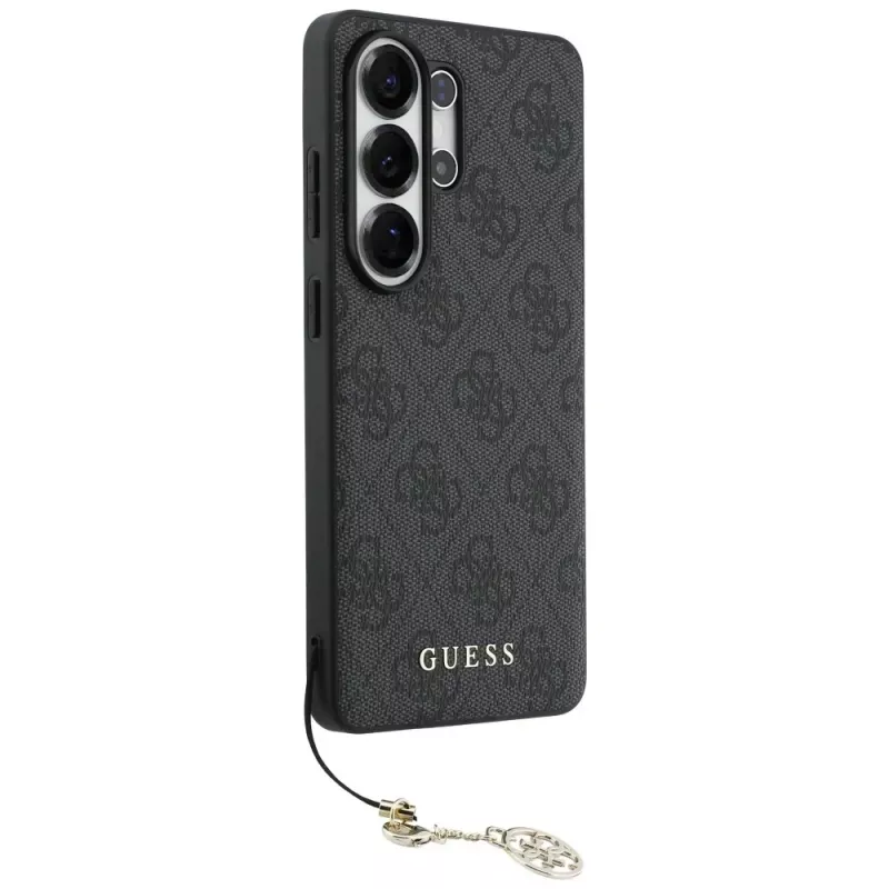 Guess 4G Classic Logo Charm MagSafe Case para Samsung Galaxy S26 Ultra (negro)
