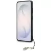 Guess 4G Classic Logo Charm MagSafe Case para Samsung Galaxy S26 (marrón)