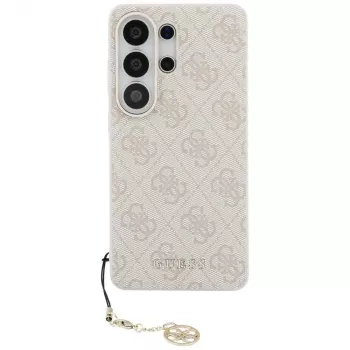 Guess 4G Classic Logo Charm MagSafe Case para Samsung Galaxy S26 Ultra (rosa)