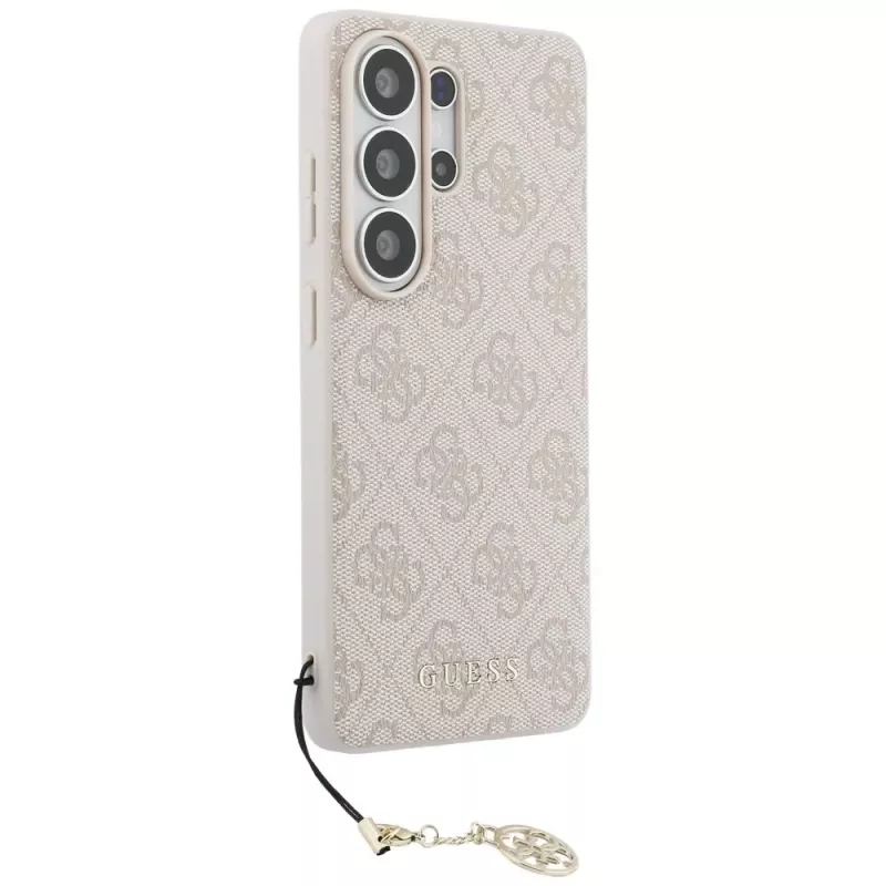 Guess 4G Classic Logo Charm MagSafe Case para Samsung Galaxy S26 Ultra (rosa)