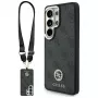 Guess 4G Big Rhinestone Triangle Strap MagSafe Case Kit para Samsung Galaxy S26 Ultra - negro