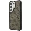 Guess 4G Embossed Ring MagSafe Case para Samsung Galaxy S26 Ultra (marrón)