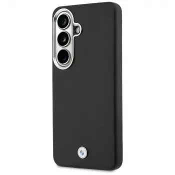 BMW Sign Metal Logo MagSafe Case para Samsung Galaxy S26 negro