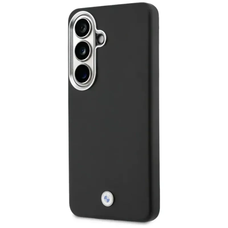 BMW Sign Metal Logo MagSafe Case para Samsung Galaxy S26 negro