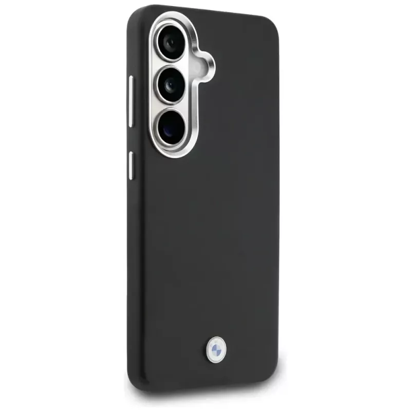 BMW Sign Metal Logo MagSafe Case para Samsung Galaxy S26 negro