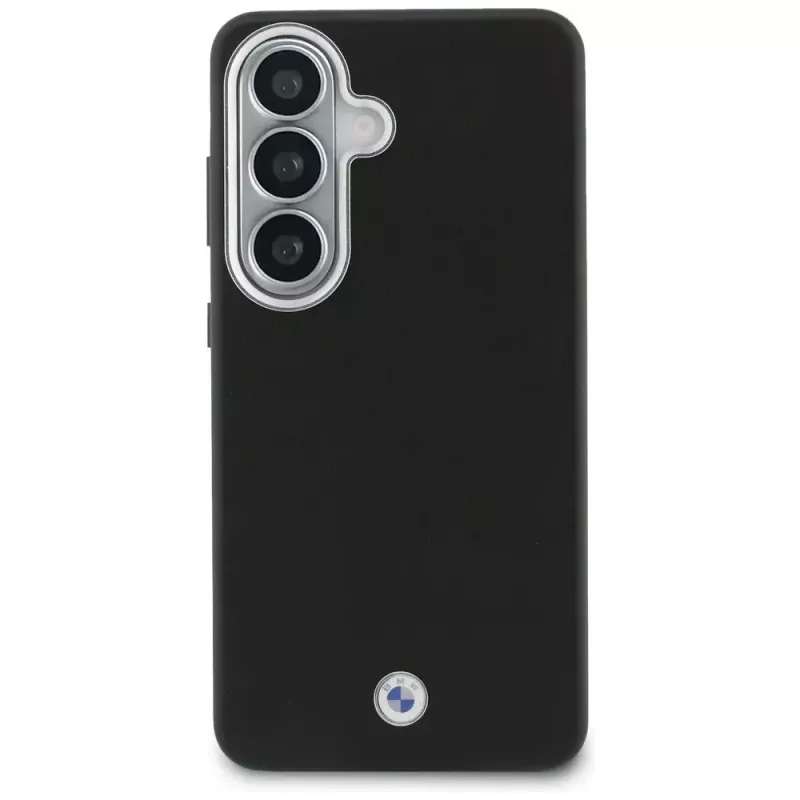 BMW Sign Metal Logo MagSafe Case para Samsung Galaxy S26+ negro