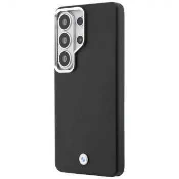 BMW Sign Metal Logo MagSafe Case para Samsung Galaxy S26 Ultra negro