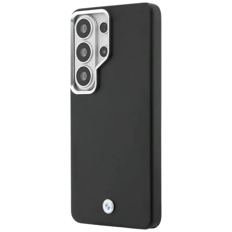 BMW Sign Metal Logo MagSafe Case para Samsung Galaxy S26 Ultra negro