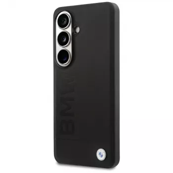 BMW Leather Hot Stamp MagSafe Case para Samsung Galaxy S26+ negro