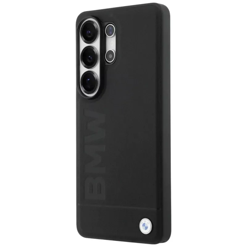 BMW Leather Hot Stamp MagSafe Case para Samsung Galaxy S26 Ultra negro