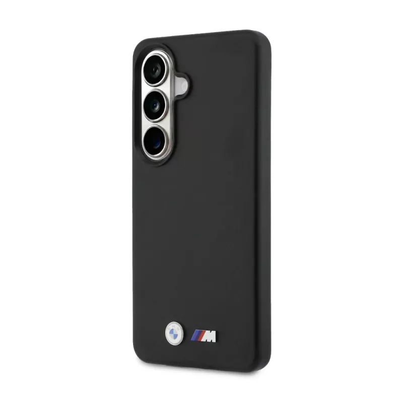 BMW M Metal Logo MagSafe Case para Samsung Galaxy S26 negro