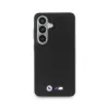 BMW M Metal Logo MagSafe Case para Samsung Galaxy S26 negro