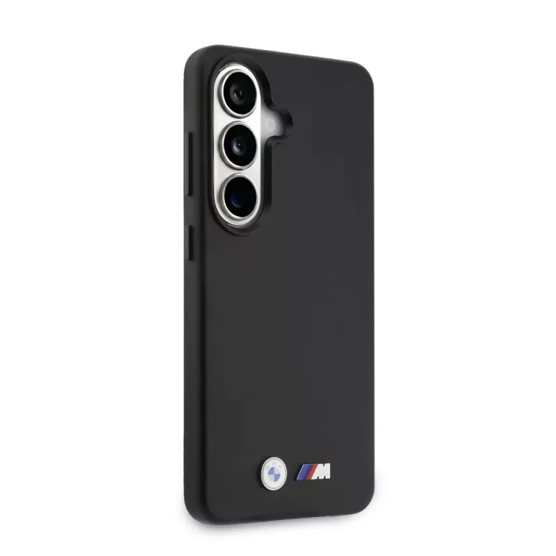 BMW M Metal Logo MagSafe Case para Samsung Galaxy S26 negro