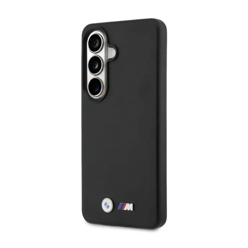 Funda MagSafe BMW M Metal Logo para Samsung Galaxy S26+ negra