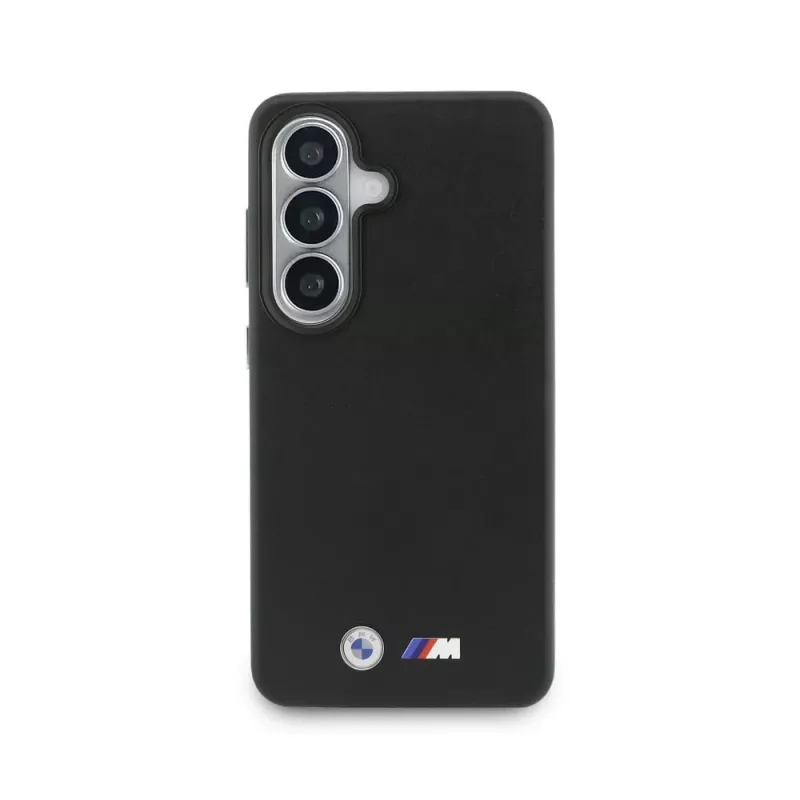 Funda MagSafe BMW M Metal Logo para Samsung Galaxy S26+ negra