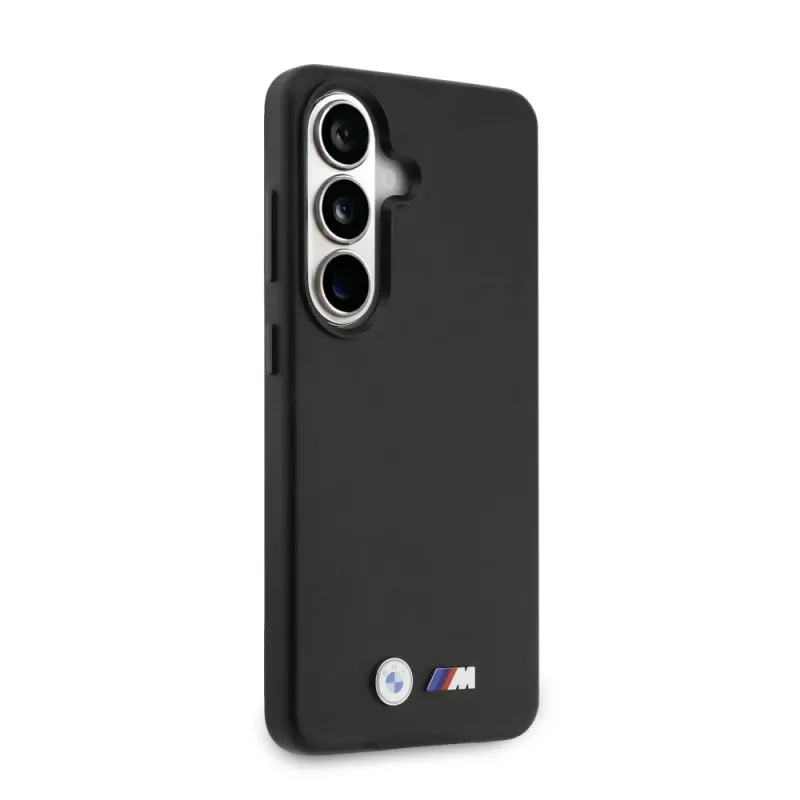 Funda MagSafe BMW M Metal Logo para Samsung Galaxy S26+ negra