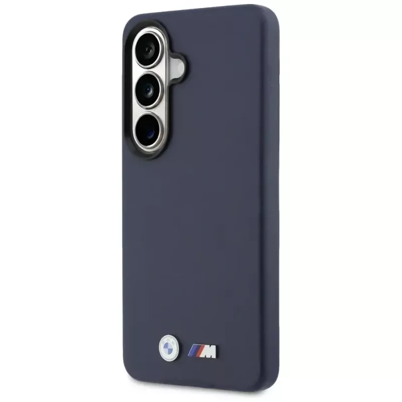 Funda MagSafe BMW M Metal Logo para Samsung Galaxy S26 azul marino