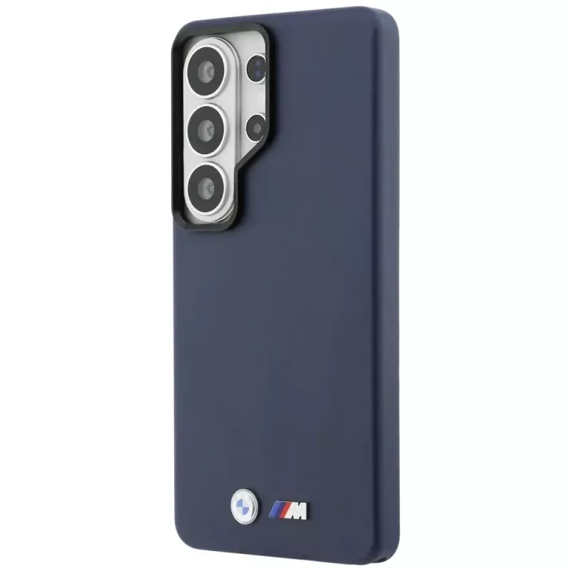 Funda MagSafe BMW M Metal Logo para Samsung Galaxy S26 Ultra azul marino