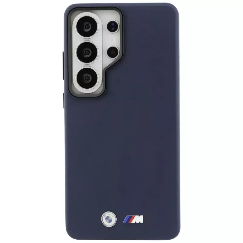 Funda MagSafe BMW M Metal Logo para Samsung Galaxy S26 Ultra azul marino