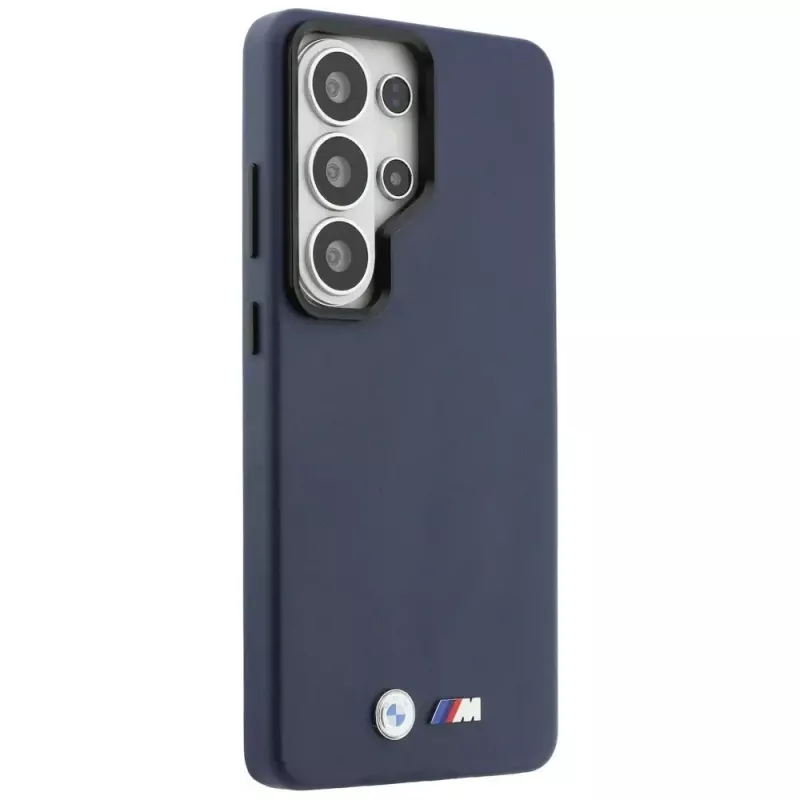 Funda MagSafe BMW M Metal Logo para Samsung Galaxy S26 Ultra azul marino