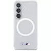 Funda MagSafe BMW IML Shockproof Metal Logo para Samsung Galaxy S26 transparente