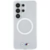 Funda MagSafe BMW IML Shockproof Metal Logo para Samsung Galaxy S26 Ultra transparente