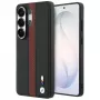 Funda MagSafe BMW Perforated Stripe Logo para Samsung Galaxy S26 Ultra roja